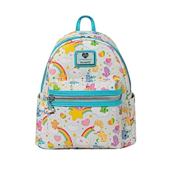 Loungefly Handbags - NWT! Loungefly CareBears Rainbow Mini Backpack - Exclusive 40th Anniversary